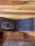 Red Dirt Hat Co Wallet - Tooled With Ivory Inlay