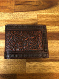 Justin Bifold Wallet - Tooled With Embossed Edge