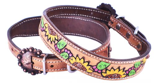 Dog Collar Sunflower Cactus (TCCDC-29) – The Cowboy's Closet