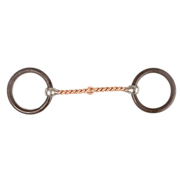 Loose Ring Twisted Copper Snaffle