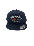 Whiskey Bent Hat Co - Troubadour Navy Fabric Cap