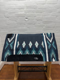 Ortho Equine Saddle Blanket - Navy & Turquoise