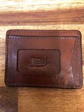 Justin Slim Card Wallet - Brown