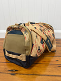 Hooey Competitor Duffle Bag - Tan/Navy Aztec