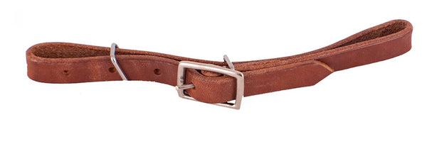 Adjustable Leather Curb Strap