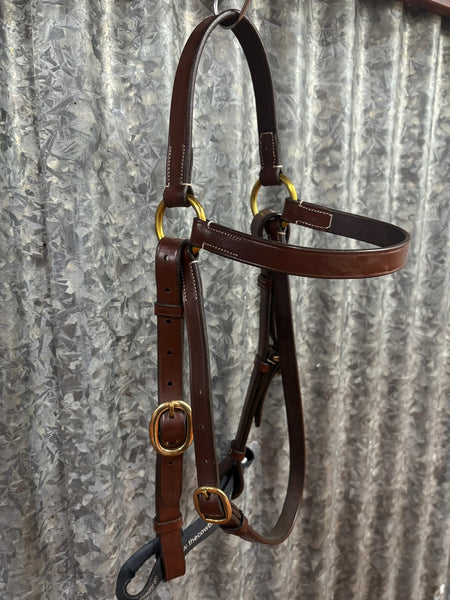 Barcoo Browband Headstall - Oak Brown