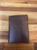 Justin Slim Card Wallet - Stitched Yoke