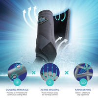 Professional's Choice SMB 2X Cool Sports Boots - Wine 4 Pack