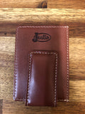 Justin Slim Card Wallet - Barbed Wire Embossed