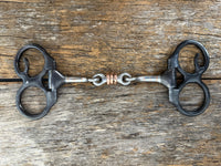 Dutton "80" Double Ring Bit - Three Piece Dog Bone W/ Copper Rings (80-12)