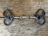 Dutton "80" Double Ring Bit - Three Piece Dog Bone W/ Copper Rings (80-12)