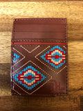 Red Dirt Hat Co Card Case - Aztec