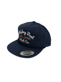 Whiskey Bent Hat Co - Troubadour Navy Fabric Cap