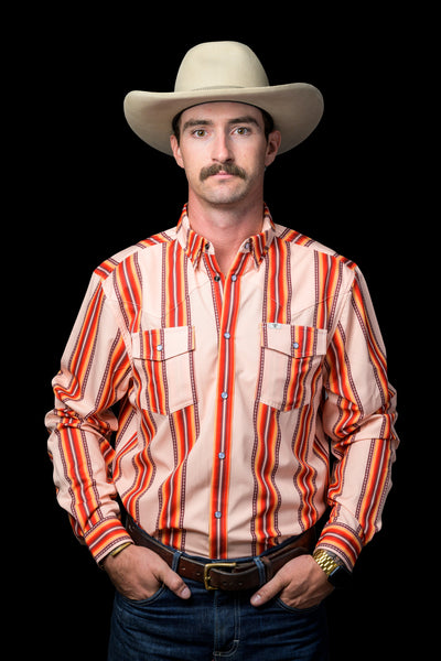 Ferrell - Pearl Snap Long Sleeve Shirt (The Trip)