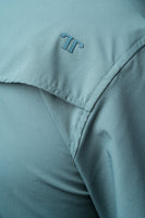 Ferrell - Pearl Snap Long Sleeve Shirt (Core Aqua)