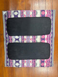 Ortho Equine Saddle Blanket - Riverland Pink & Grey