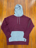 Hooey Hoodie - Tundra (Burgundy/Grey)