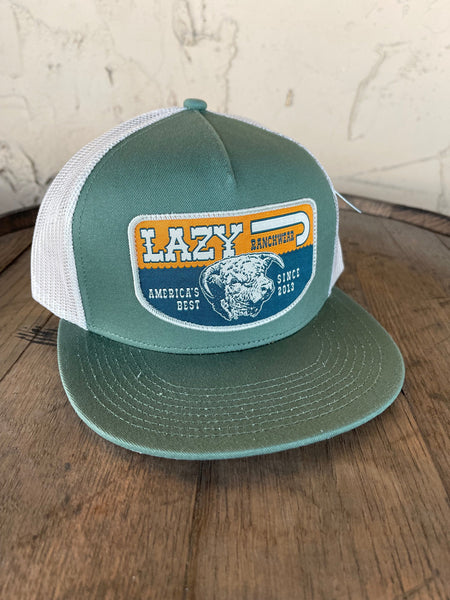 Lazy J Ranch Wear Cap - Green America's Best