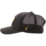 Hooey Punchy Cap - Brown/White & Orange Patch
