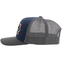 Hooey - Diamond Navy/Grey 6 Panel Trucker