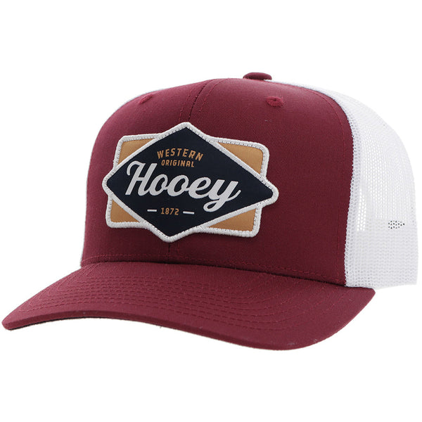 Hooey - Diamond Red/White 6 Panel Cap