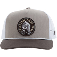 Hooey Quanah Cap - Brown/White Mesh