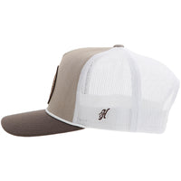 Hooey Quanah Cap - Brown/White Mesh