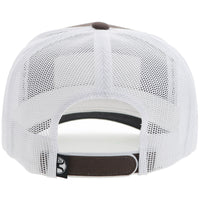 Hooey - Sudan Brown/White 5 Panel Cap