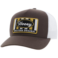 Hooey - Sudan Brown/White 5 Panel Cap