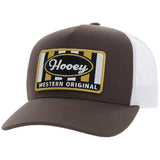 Hooey - Sudan Brown/White 5 Panel Cap