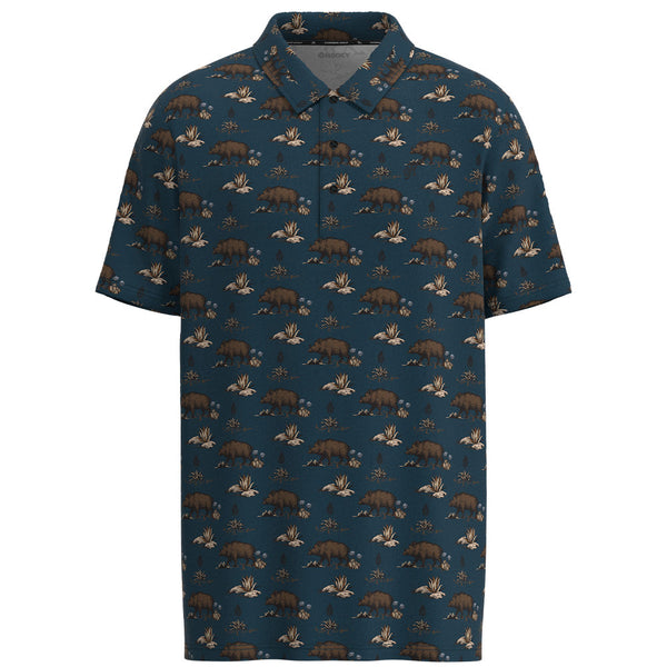 Hooey Polo - The Weekender Hog Print