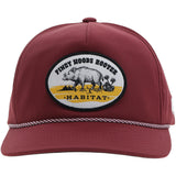 Hooey Habitat Cap - Piney Woods Rooter (Red)