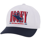 Hooey Cap - Wild Ride (White/Navy/Red)