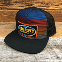 King Ropes Patch Trucker Cap - Full Mesh Ombre