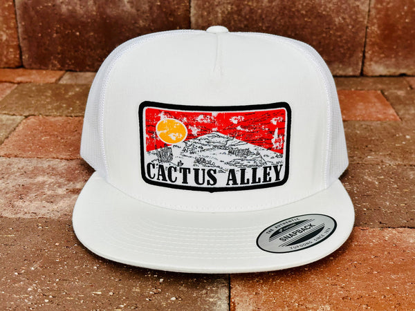 Cactus Alley Hat Co - Red Sky White