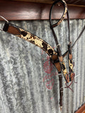 Freya Tack Set - Peppered Hair On Hide