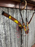 Sonnie Tack Set - Sunflower With Whipstitch