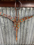 Zuni Tack Set - Floral Carved & Painted