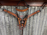 Lila Tack Set - White Buckstitch