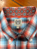 Cinch Men's Western Shirt - Blue & Red Check (MTW1106096)