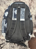 Hooey Ox Backpack Black/Grey Aztec