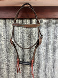 Double J Tack Set - Turquoise Buckstitch