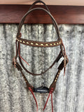 Double J Tack Set - Cream Buckstitch