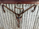 Double J Tack Set - Cream Buckstitch