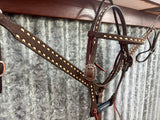 Double J Tack Set - Cream Buckstitch