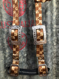 Premium Nylon Headstall - Checker Board
