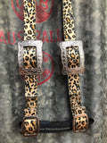 Premium Nylon Headstall - Cheetah