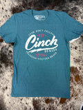 Cinch Mens Tee - Teal Lead Don't Follow