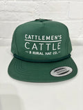 B Rural Co - Cattlemen's Cattle Green / White Fabric Back
