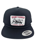 B Rural Co Cap - Risky Ranch Full Fabric Black